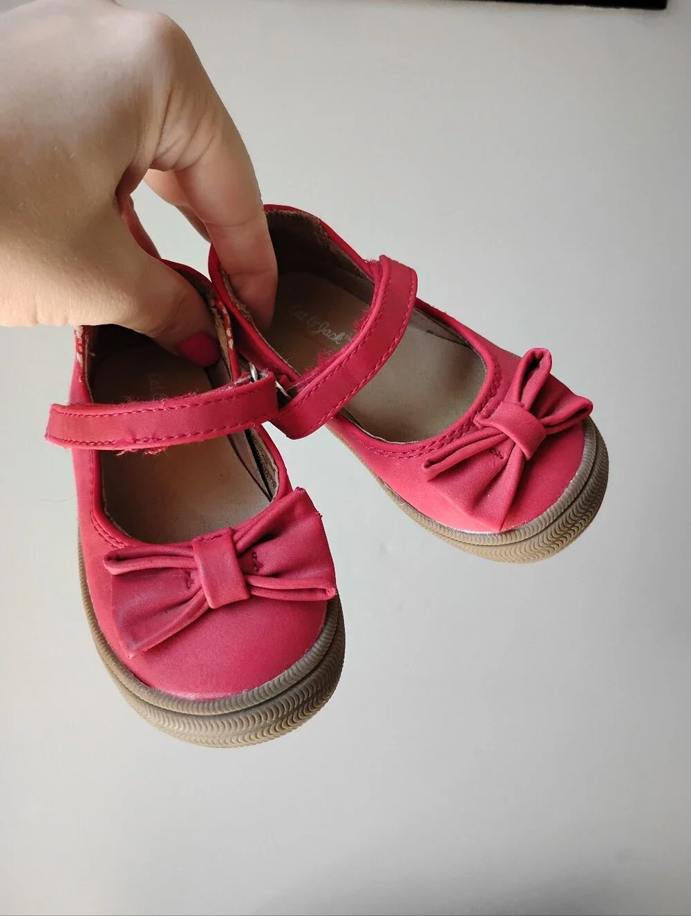 Ladybug Red Baby Bow Mary Jane's
